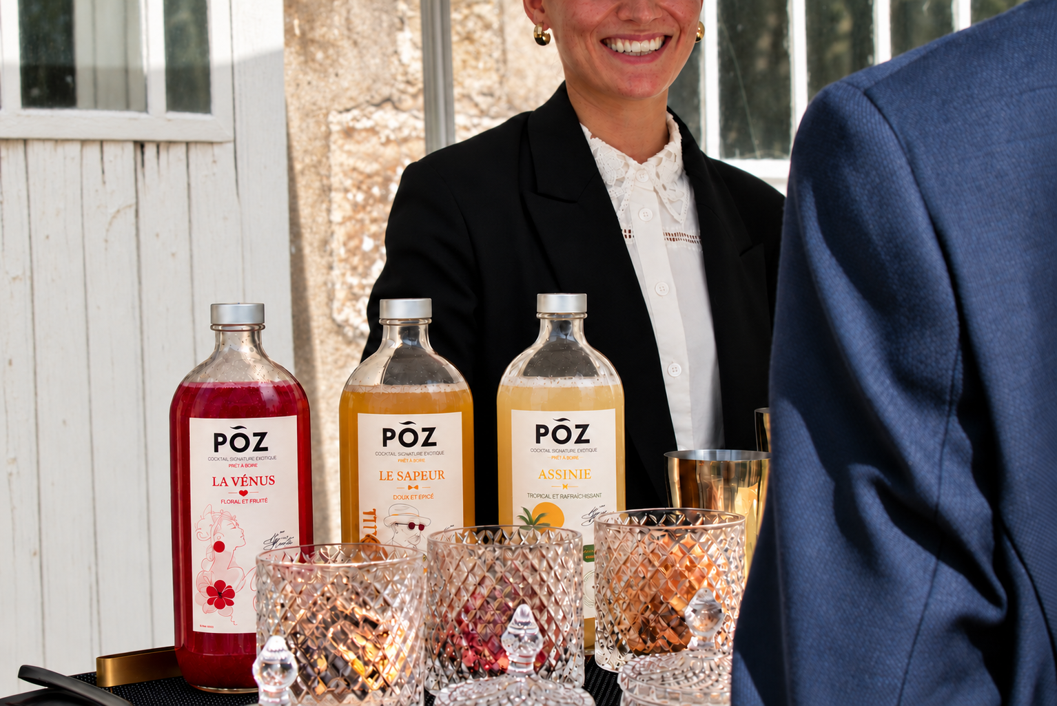 Présentation des cocktails POZ